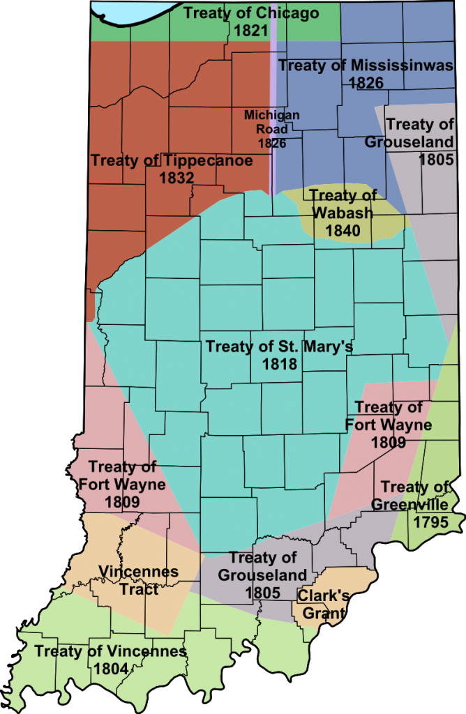History of Indian Removal in Indiana